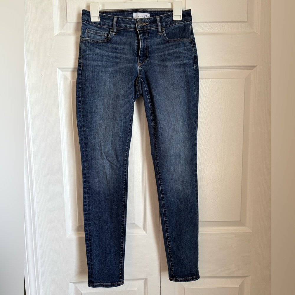 Jeans Skinny Loft EUC Size 26